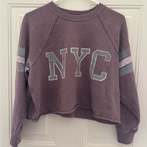 Aerie cropped NYC Sweatshirt XS
